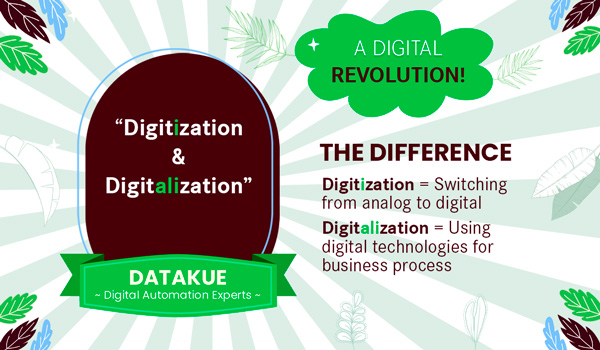 The fundamental difference digitization  and digitalization explained